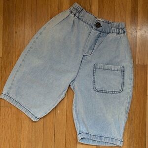 TODDLER Casual Light Blue Denim Barrel Jeans